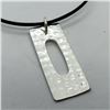 Image 2 : 153) STERLING SILVER PENDANT NECKLACE