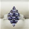 Image 1 : 170) STERLING SILVER TANZANITE RING