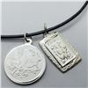 Image 1 : 173) STERLING SILVER PENDANTS W/ CORD
