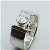 Image 2 : 175) STERLING SILVER CZ RING
