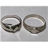 Image 1 : 181) LOT OF 2 STERLING SILVER RING