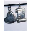 Image 1 : 186) 2 STERLING SILVER PENDANT NECKLACE
