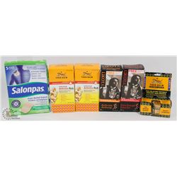 BAG OF ASSORTED PAIN RELIEF INCLUDING TIGER BALM