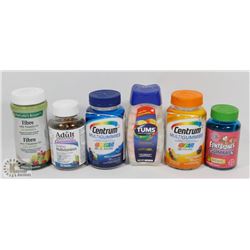 BAG OF ASSORTED SUPPLEMENTS AND TUMS