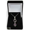 Image 1 : #19-MYSTIC TOPAZ  GEMSTONE PENDANT & NECKLACE