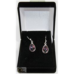 #21-MYSTIC TOPAZ  GEMSTONE DANGLING EARRINGS