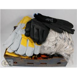 FLAT OF ASST WORK GLOVES