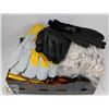 Image 1 : FLAT OF ASST WORK GLOVES
