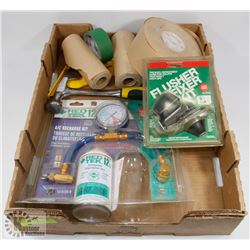 FLAT OF MISC ACCESSORIES INCL A/C CHARGE KIT &MORE