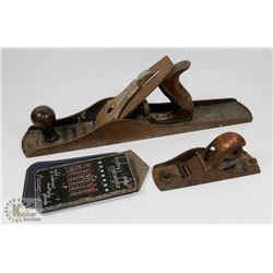 ANTIQUE SET OF 2 STANLEY PLANERS