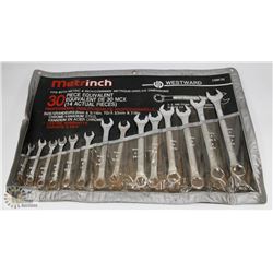 WESTWARD 30 PC METRICINCH WRENCH SET