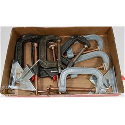 FLAT OF "C" CLAMPS