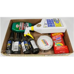 FLAT OF GARAGE CHEMICALS