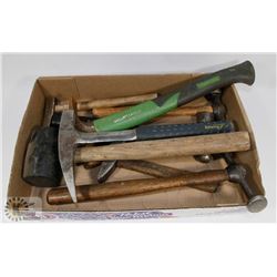 FLAT OF HAMMERS, MALLETS AND MORE