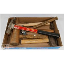 FLAT OF HAMMERS, MALLETS AND MORE