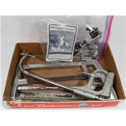 FLAT OF HACK SAWS, BLADES  AND