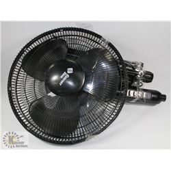 COMFORT ZONE STANDING BLACK FAN