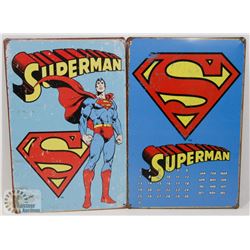 LOT OF TWO NEW! 12" X 8" METAL SIGNS