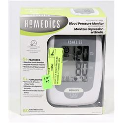HOMEDICS BLOOD PRESSURE MONITOR AUTOMATIC ARM