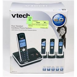 NEW VTECH 4 HEADSET CORDLESS PHONES