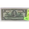 Image 1 : 1937 CANADIAN $1 BILL