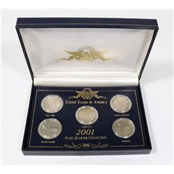 2001 US STATE QUARTER SET.
