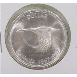 1967 CANADIAN $1 80% SILVER COINS