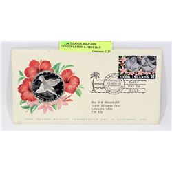 COOK ISLANDS WILD LIFE CONSERVATION & FIRST DAY