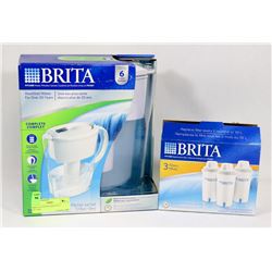 BRITA 6 CUP PITCHER PLUS 3 FILTERS