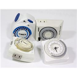 4 PLUG IN TIMERS