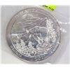 Image 1 : .999 PURE SILVER MONTANA STATE LARGE COIN 5.0 OZ