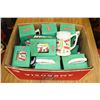Image 1 : BOX OF NEW ASSORTED BEER MUGS.