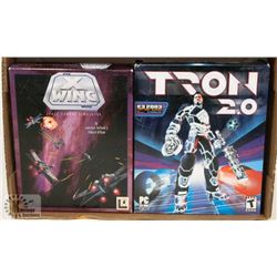 SET OF 2 PC GAMES XWINGS & TRON 2.0