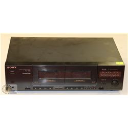 VINTAGE SONY DOUBLE STEREO CASSETTE DECK