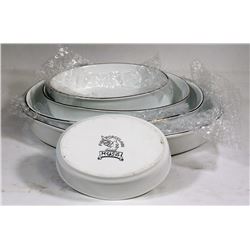 5 PIECE PORCELAIN SERVING SET
