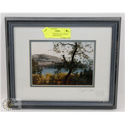 11"X9" PRINT OF CANYON TRAIL KELOWNA BC BY