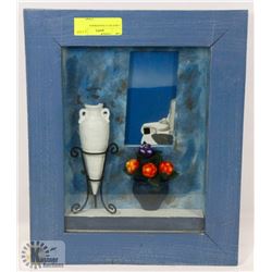 LARGE BLUE SHADOWBOX
