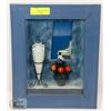 Image 1 : LARGE BLUE SHADOWBOX