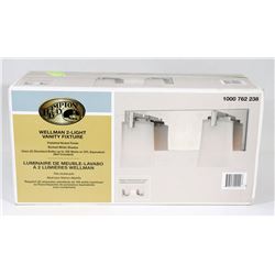HAMPTON BAY DUAL LIGHT FIXTURE, NEW
