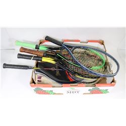 LOT OF 5 ASSORTED RACKETS