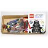 Image 1 : BAG OF LEGO BLOCKS AND 3 STAR WARS LEGO