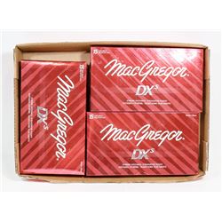 FLAT OF MAC GREGOR RECLAIMED GOLF BALLS.