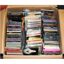 BOX OF ASSORTED 200+ CDS