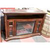 Image 1 : ESTATE WOOD TONE FIREPLACE UNIT WITH INSERT