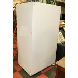 FRIGIDAIRE UPRIGHT DEEP FREEZE, 34"X28.5"X67.5".