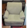 Image 1 : SAGE GREEN FABRIC SOFA CHAIR
