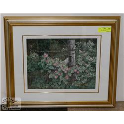 FARMERS FENCE POST BY MONNEL NORRISH ARTIST PROOF