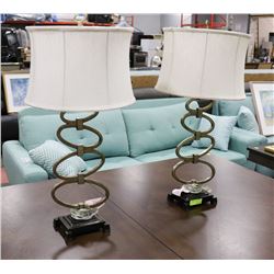 PAIR OF TABLE LAMPS