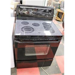 WHIRLPOOL BLACK STOVE