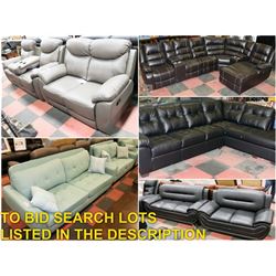 FEATURED NEW COUCH SETS AND SECTIONALS
